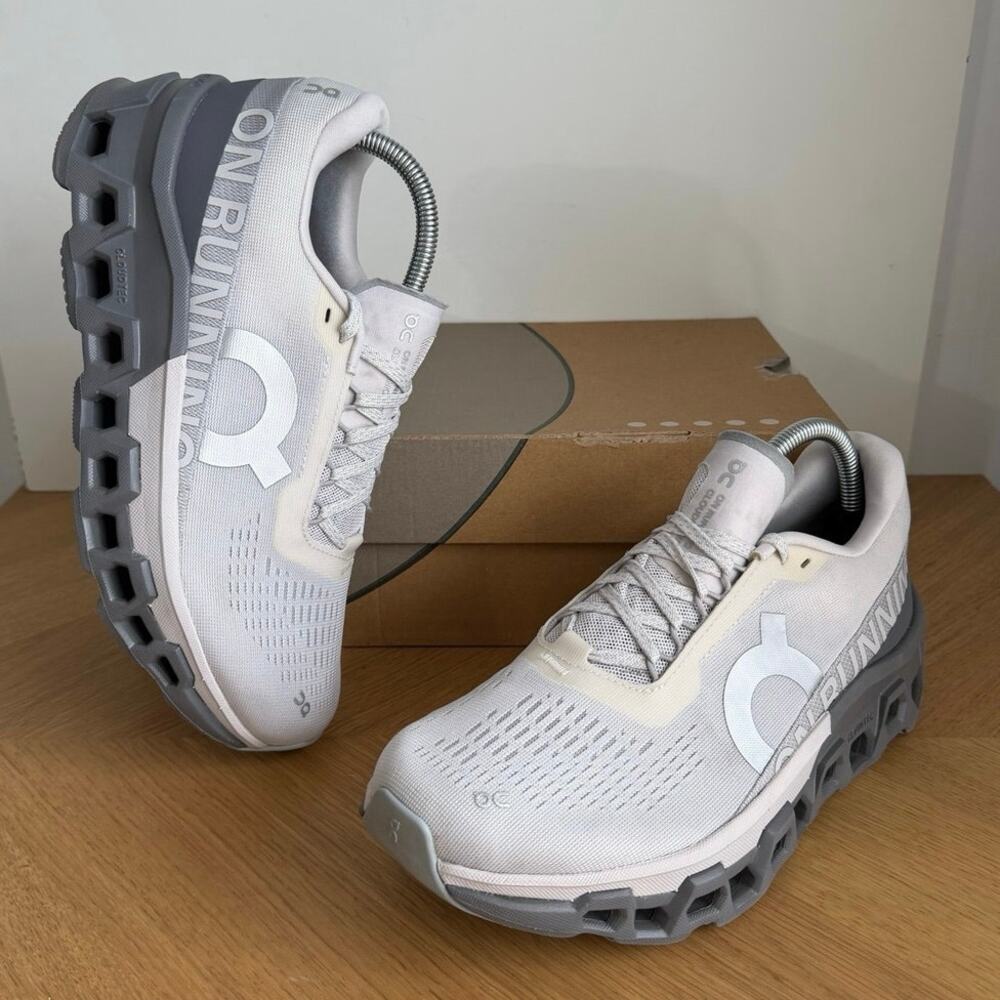 On Cloud Cloudmonster ‘Frost/ Rock’ Women Running Sneakers - SZ 9